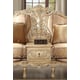 Luxury Chenille Antique Gold Carved Wood Sofa Homey Design HD-1633 Traditional