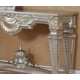 Antique Silver Finish Console Table & Mirror Traditional Homey Design HD-8908S