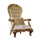 Luxury Gold & Bronze CARLOTTA Chair EUROPEAN FURNITURE Traditional Classic