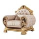 Classic Beige/Gold Wood Chair Homey Design HD HD-9016-CHAIR
