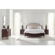 Mocha Walnut & Soft Silver Paint Finish Queen Bed SUITE DREAMS W/POST by Caracole 