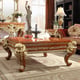 Cherry Finish Luxury Coffee Table Set 3Pcs Traditional Homey Design HD-8024 