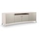 Matte Pearl & Silver Charm Finish Console Table FULL OF CHARM by Caracole 