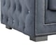 Gray Fabric Sofa Set 3Pcs w/ Steel legs Modern Cosmos Furniture Zion
