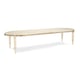  Washed Alabaster Maple Finish Extandable ADELA DINING TABLE by Caracole 