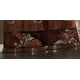 Brown Cherry Finish Wood Buffet Traditional Homey Design HD-124