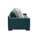 Dark Emerald Soft Velvet Black Stained Ash Finish REFRESH SOFA by Caracole 