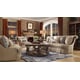 Homey Design HD-1625 Luxury Beige Living Room Sofa Loveseat and Chair Set 3Pcs