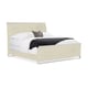 Sea Pearl Finish & Metallic Silver Frame King Size REMIX WOOD BED by Caracole 
