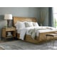 Olive Ash Longwood Finish Sleigh King Size  Bed TO BE VENEER YOU by Caracole 