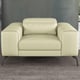Off White Italian Leather CAVOUR Sofa Set 3Pcs EUROPEAN FURNITURE Contemporary 