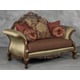 Luxury Silk Chenille Solid Wood Sofa Set 2Pcs HD-90008 Classic Traditional