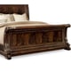 Traditional 18th Century Cherry Wood King Sleigh Bed HD-80002