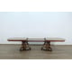 Luxury Rosewood & Maple w/Gold VALENTINE Dining Table  EUROPEAN FURNITURE 
