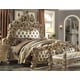 Pickle Frost/Antique Silver CAL King Bed Traditional Homey Design HD-7012