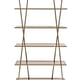 Lucent Bronze Smooth Metallic Paint Six Shelves VECTOR ETAGERE by Caracole 