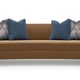 Camel Colored Velvet Sofa Set 3Pcs Contemporary  Base Line Sofa by Caracole 