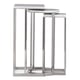 Carrara Marble Nesting End Tables & Octagonal EXPRESSIONS SWIVEL CHAIR & 1/2 by Caracole 