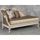 Golden Pearl Chenille Silver Gold Wood Sofa Set 3Pc HD-90019 Classic Traditional