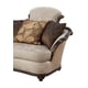 Luxury Beige Chenille Carved Wood Armchair Stefania Benetti’s Classic 