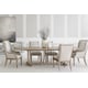 Ash Driftwood & Chocolate Bronze Formal Dining Set 8Pcs FAMILY GATHERING by Caracole 