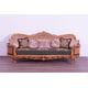 Luxury Sand Black & Gold Wood Trim MODIGLIANI Sofa EUROPEAN FURNITURE Classic