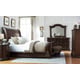 Traditional 18th Century Cherry Wood King Sleigh Bed HD-80002