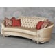 Luxury Silk Chenille Solid Wood Sofa HD-90009 Classic Traditional