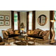 Luxury Brown Bronze Silk Chenille Sofa Set 2Ps Special Order Benetti's Violetta