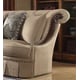 Homey Design HD-1625 Luxury Beige Finish Living Room Sofa Carved Wood Classic
