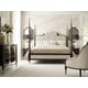 Cream Performance Fabric Fully Upholstered Queen Bed EVERLY by Caracole 