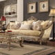 Luxury Chenille Gold Champagne Sofa Traditional Homey Design HD-2626