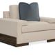 Smoked Sable Finish I'M SHELF-ISH 2-Pc Sectional and Accent Chair by Caracole 
