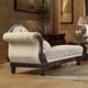 Loveseat in Brown Fabric Traditional Style Homey Design HD-2651