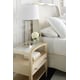 Light-Toned Fabric Champagne Pearl Finish King Bed Deep Sleep by Caracole 
