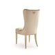 Creme Velvet Fabric Softly Winged SOPHISTICATES DINING CHAIR Set 2Pcs by Caracole 