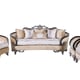 Luxury Black & Silver Wood Trim ROSABELLA Chair Set 2Pcs EUROPEAN FURNITURE Classic