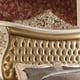 Antique Ivory & Metallic Gold Bedroom Set 5 Pcs Traditional Homey Design HD-8019 SPECIAL ORDER