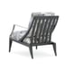 Charcoal Stain and Modern Nickel REPETITION CHAIR by Caracole 
