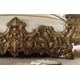 Royal AntIque Gold & Perfect Brown CAL King Bed Homey Design HD-8008 