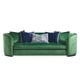 Emerald Green Velvet Sofa Contemporary La Vie De La Fete by Caracole 