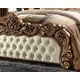 Antique Gold & Perfect Brown CAL King Bed Traditional Homey Design HD-8011