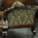 Homey Design HD-260 Traditional Mocha Golden Beige Upholstered Loveseat