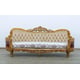 Royal Luxury Bronze & Sand Fabric MAGGIOLINI Sofa EUROPEAN FURNITURE Traditional