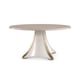 Moonstone Finish Radiating Rosette Motif Dining Table GREAT EXPECTATIONS by Caracole 