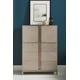 Haze Finish Metal Trim & Hand-Hammered Hardware SERENITY CHEST by Caracole 