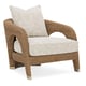 Woven Seating & Neutral Shades Fabric Accent Chair WEAVE ME BE by Caracole 