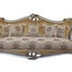 Luxury Antique Silver Wood Trim VALERIA Sofa EUROPEAN FURNITURE Traditional
