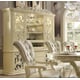Homey Design HD-27 Formal Ivory Dining Room China Carved Wood Traditional 