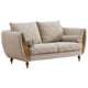Luxury Beige Velvet SIPARIO VITA Sofa Set 3P EF-22562 EUROPEAN FURNITURE Modern 